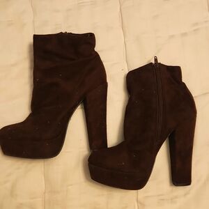 Ankle High Heeled Boots